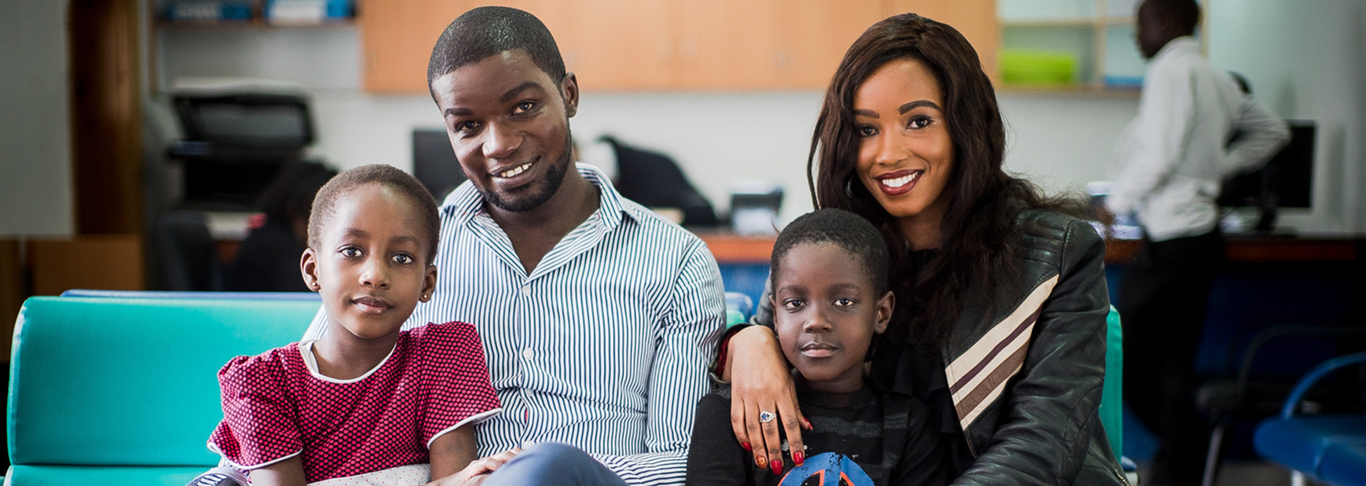 happy family at gertrudes children hospital