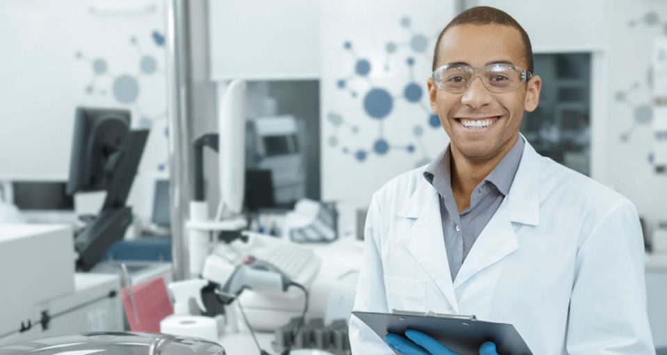doctor in the lab