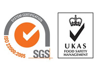 ISO 22000:2005 certified logo